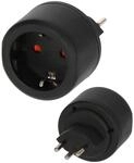 Brennenstuhl Reisestecker/Reiseadapter (Reise-Steckdosenadapter zum Anschluss