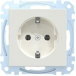Schneider Electric Merten Schuko-Steckdose, Steckklemmen, System M, polarweiss