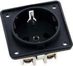 Berker Integro Schuko-Steckdose, schwarz matt