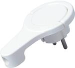 Kopp Schutzkontakt-Winkelstecker 250 V (16 A) mit Klappgriff & Kabel-Knickschutz I