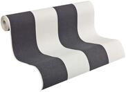 A.S. Cr&eacute;ation Pure Elegance Vliestapete mit Blockstreifen 0,53 x 10,05 m &ndash; Grau,