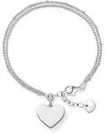 THOMAS SABO Damen Armband Love Bridge Herz 925 Sterling Silber LBA0102-001-12-L19,5v
