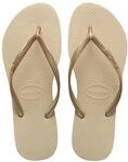 Havaianas Slim Damen Flipflop Sand Grey/Light Golden 37 EU