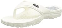chung shi Unisex Zori Zehentrenner, Weiss/Grau, 36/37 EU (XS)