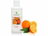 SCHUPP Massage-Öl Orange, 200ml - Massageöl für gute Gleitfähigkeit -