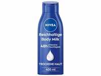 NIVEA Reichhaltige Body Milk (400 ml), intensiv pflegende Körpercreme mit...