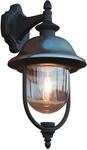 Konstsmide Parma 7240 Wandleuchte (B: 24cm T: 29cm H: 46cm, 1x75W, IP43) rostfreier