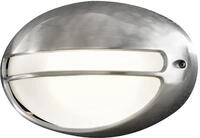 Konstsmide Torino 7334 Wandleuchte (B: 34cm T: 13cm H: 21cm, 1x60W, IP44) rostfreier