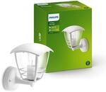 Philips myGarden 153803116 Creek Wandleuchte, 60W, H&ouml;he 23.5 cm, wei&szlig;