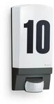 Steinel Wandlampe L 1 S schwarz, inkl. Hausnummer, E27, Max.60 W, Wandleuchte au&szlig;en,