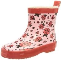 Playshoes Kinder Halbschaft-Gummistiefel aus Naturkautschuk, Trendige Unisex