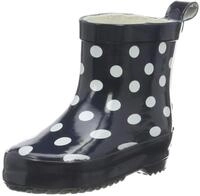 Playshoes Kinder Halbschaft-Gummistiefel aus Naturkautschuk, Trendige Unisex