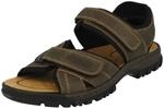 Rieker 25051, Herren Geschlossene Sandalen, Braun (tabak/schwarz), 40 EU (6.5 UK)