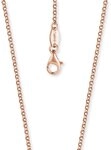 Engelsrufer Damen Halskette Erbskette aus ros&eacute;vergoldetem 925er-Sterlingsilber,