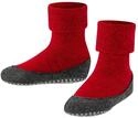 FALKE Unisex Kinder Hausschuhe Cosyshoe, Wolle, 1 Paar, Rot (Fire 8150), 23-24