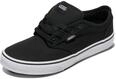 Vans Jungen Atwood Sneaker, Canvas Black White, 31 EU
