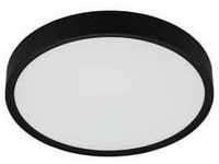 EGLO MUSURITA LED Deckenleuchte schwarz, weiß 3600lm 3000K 44cm