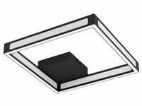 EGLO ALTAFLOR LED Deckenleuchte schwarz, weiß 1520lm 3000K 31,5x31,5x7cm