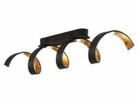 Luce Design Helix LED Deckenleuchte gold, schwarz 1200lm 3000K 80cm dimmbar
