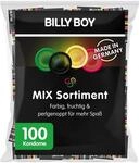BILLY BOY Kondome 100er Beutel Mix-Sortiment | Aus bunten, perlgenoppten,