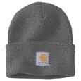 Carhartt Herren Knit Cuffed Beanie Beanie Hat, Coal Heather, Einheitsgr&ouml;&szlig;e