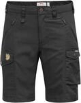 Fjallraven Damen Nikka Curved Trekkingshorts, Schwarz, 38 EU