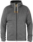 Fj&auml;llr&auml;ven Herren Hoodie &Ouml;vik Fleece, Dark Grey, L, F82252-030