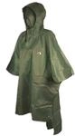 Tatonka Poncho 1 (XS-S) - Wasserdichtes Regencape mit Kapuze und Schn&uuml;rzug -