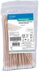Wattetr&auml;ger kleiner Kopf Holzstab mit kleinem Wattekopf, 15 cm lang, &aacute; 100...