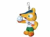 Fuleco 13 cm Plüsch mit Metall Anhänger - Das offizielle Maskottchen der FIFA