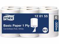 Tork Standard-Papierwischtücher mit Innenabrollung Weiß M2, kosteneffiziente