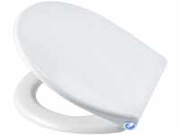 Diaqua 31176297 WC Sitz LED Slow Motion, 40 bis 45.5 x 37.5 cm, weiß