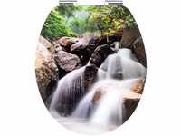 Cornat WC-Sitz Art of Acryl "Waterfall" - Elegante Acryl-Oberfläche -...