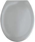 WENKO WC-Sitz Ottana Hellgrau, hygienischer Toilettensitz mit Absenkautomatik,