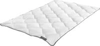 Badenia Trendline Mono Ganzjahresdecke Steppbett Micro Kochfest, 135 x 200 cm, wei&szlig;,