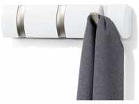 Umbra Flip 3 Garderobenhaken – Moderne, Schlichte und Platzsparende
