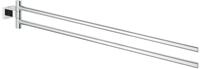 GROHE Essentials Cube - Handtuchhalter (verdeckte Befestigung, 439mm, 2-armig &