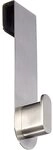 blomus -AREO- Haken f&uuml;r Glasduschwand aus mattiertem Edelstahl, 6 - 8 mm
