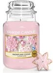 Yankee Candle Duftkerze im Glas (gro&szlig;) | Snowflake Cookie | Brenndauer bis zu 150