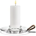 Holmegaard Blockkerzenhalter &Oslash;17 cm Design with Light Mobile Lichtquelle, klar