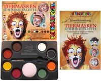 EULENSPIEGEL Schminkpalette Tiermasken 10 Teile