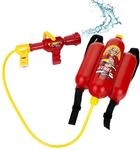 Theo Klein 8932 Feuerwehrspritze | Mit Wasserspritzfunktion und 2-Liter-Tank 