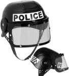 W WIDMANN MILANO Party Fashion - Einsatzhelm mit Visier | Kopfbedeckung,...