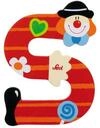 Trudi 81755 - Buchstabe Clown S (sortiert)