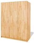 Pinolino 142174G - Kleiderschrank Natura gro&szlig; | 3 T&uuml;ren mit Soft-Close I 5...