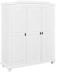Inter Link - Kleiderschrank - Kiefer massiv - Garderobenschrank - Landhaus Still -