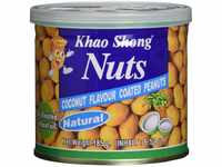 Khao Shong Coconut Flavour coated Peanuts, Erdnüsse mit Kokos, knackige Nüsse...