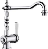 BLANCO TRADON | K&uuml;chenarmatur in chrom | Hochdruck | R&uuml;ckflussverhinderer | Keramik