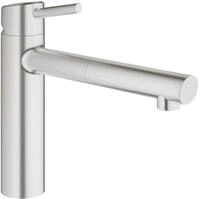 Grohe Concetto K&uuml;chenarmatur, mittelhoher Auslauf zum Herausziehen, Schwenkbereich