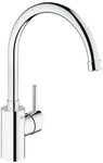 GROHE Concetto - Einahnd- Sp&uuml;hltischbatterie (1/2", hoher Auslauf, Schwenkbegrenzung